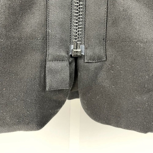 OAK + Fort Black Cotton Padded Zip Jacket w/ Horizontal Stitch Size M - Picture 6 of 7